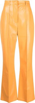 Leena faux-leather trousers-AA