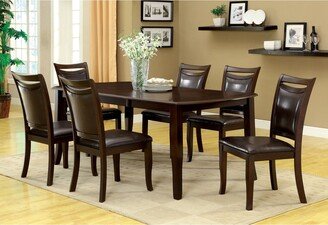 Zita Transitional Solid Wood 7-Piece Dining Set