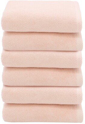 100% Turkish Cotton Ediree Hand Towels (Set Of 6)-AD