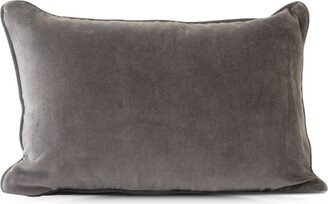 Vivianna Velvet Pillow Cover in Grey || Vintage