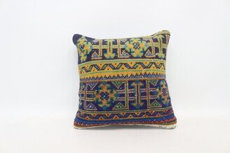 Kilim Pillow Cases, Home Decor Pillow, Covers, Blue Cover, Rug Case, Colorful Cushion, 6818