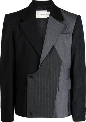 Asymmetric Wool Blazer