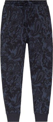Sweatpants with paisley motif