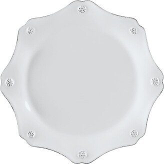 Berry & Thread Scallop Dessert Salad Plate - Whitewash