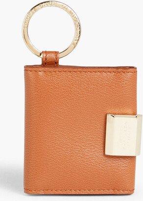 Grosvenor textured-leather keychain