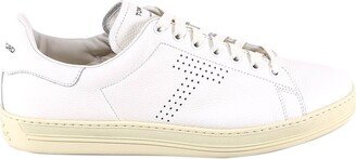 Warwick Logo Perforated Low-Top Sneakers