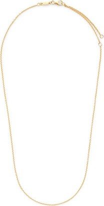 Yellow Gold Thin Cable Chain