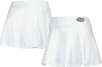 Women's ZooZatz White Florida Gators Flowy Skort