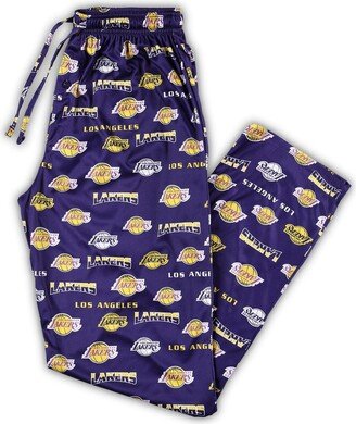 Men's Concepts Sport Purple Los Angeles Lakers Big and Tall Breakthrough Sleep Pants