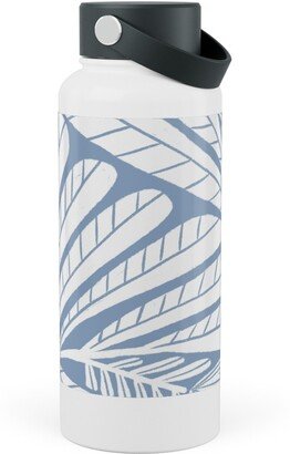 Photo Water Bottles: Irene - Blue Stainless Steel Wide Mouth Water Bottle, 30Oz, Wide Mouth, Blue