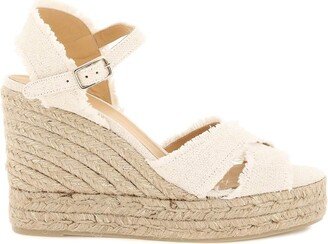 Bromelia Lurex Wedge Espadrilles-AF