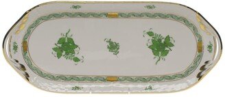 Chinese Bouquet Green Sandwich Tray