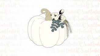 Floral Pumpkin Cookie Cutter #4