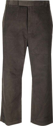 Corduroy Cropped Trousers-AA