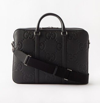 Jumbo Gg Leather Briefcase