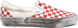 OG check-pattern slip-on sneakers