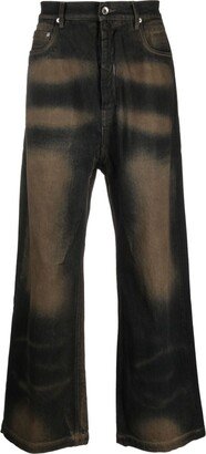 Luxor Geth mid-rise wide-leg jeans