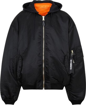 Hooded Bomber Jacket-AF