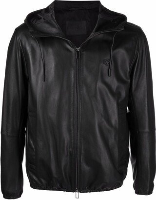 Leather Blouson Jacket-AA