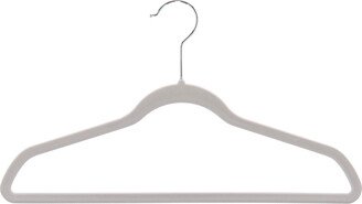 Petite Non-Slip Velvet Suit Hangers Linen Pkg/10