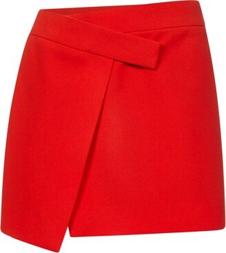 Cloe Concealed Fastened Asymmetric Mini Skirt