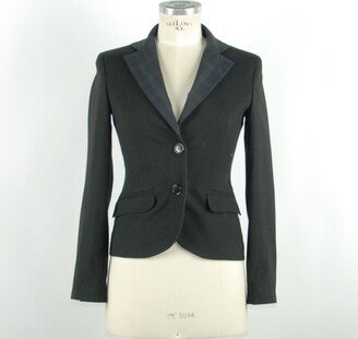 Emilio Romanelli Black Polyester Suits & Women's Blazer