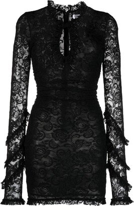 Keyhole Lace Minidress