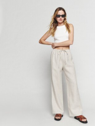 Petites Olina Linen Pant-AB