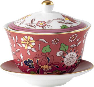 Wonderlust Crimson Jewel Lidded Bowl