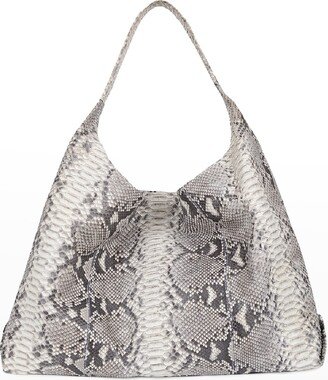 ADRIANA CASTRO Meissa Python Hobo Shoulder Bag