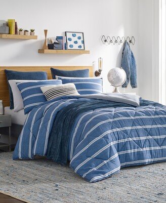 Closeout! Keller Plush Reversible 2 Piece Comforter Set, Twin/Twin Xl