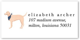 Address Labels: Retriever Dog Love Address Label, White, Address Label, Matte