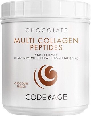 Codeage Keto Collagen Protein Powder Chocolate - Hydrolyzed Multi Collagen Peptides + MCT Oil - 18.17 oz