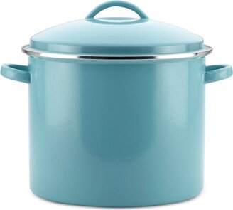 Enamel-on-Steel 16-Qt. Stockpot & Lid