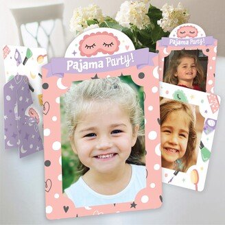 Big Dot Of Happiness Pajama Slumber Party Girls Sleepover Birthday Party 4x6 Paper Photo Frames 12 Ct