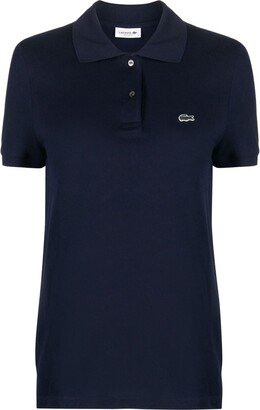 Logo-Patch Cotton-Piqué Polo Shirt