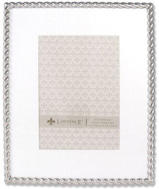 710080 Silver Metal Rope 8x10 Matted For Picture Frame - 5