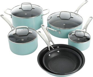 Lockton 10Pc Nonstick Enamel Cookware Set-AA