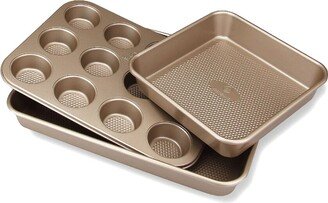 Carbon Steel 3Pc Baking Pan Set-AA