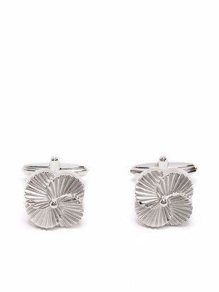 Sculpted Floral Cufflinks