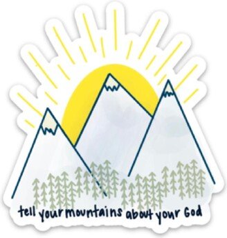Bible Verse Magnet | Christian Fridge Tell Your Mountains About God Faith Refrigerator Magnets
