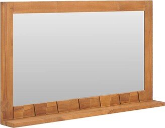 Wall Mirror with Shelf 39.4