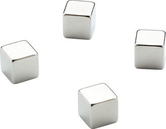 ThreeByThree Seattle Large Mighties Magnet Cubes Stainless Pkg/4