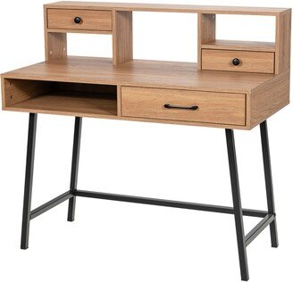 Makeup Vanity Table Computer Writing Desk Storage with Drawer - See Details