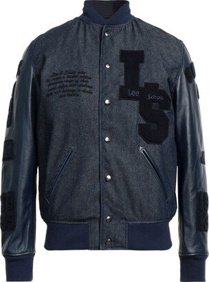 LEE x SCHOTT NYC Denim Outerwear Blue