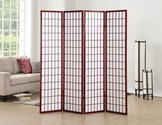 Hoceima Oriental Shoji 4-panel Room Divider