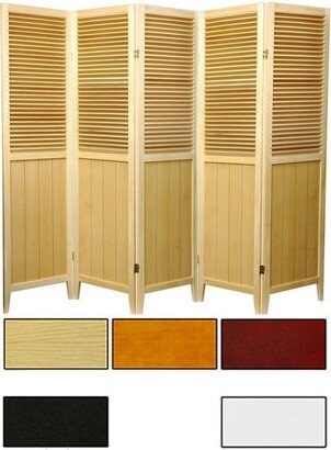 Handmade Beadboard 70-inch Room Divider