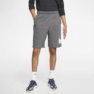 Men's Sportswear Club Graphic Shorts in Grey