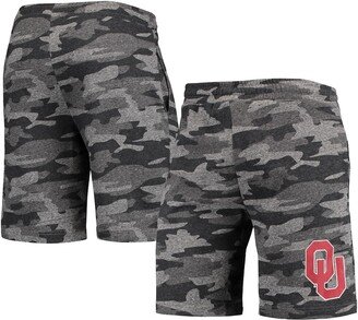 Men's Concepts Sport Charcoal, Gray Oklahoma Sooners Camo Backup Terry Jam Lounge Shorts - Charcoal, Gray