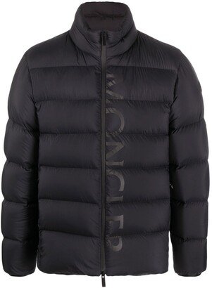 Logo-Print Feather Down Jacket